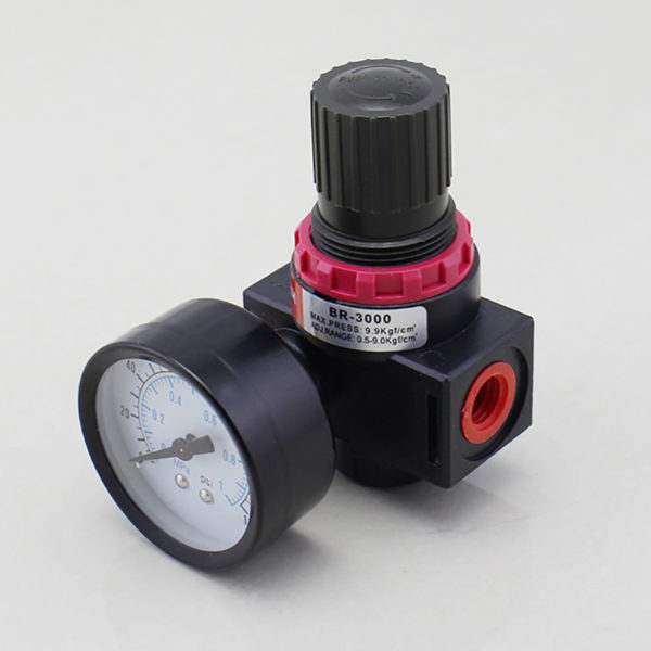 BR Series Pressure Regulator BR3000 Air Source Treatment FRL Pneumatic ...